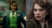 Loki (Foto: Divulgação / Disney+) e Peggy Carter (Foto: Divulgação)