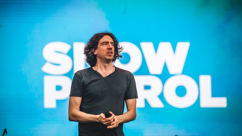 Gary Lightbody, vocalista do Snow Patrol(Foto:Thiago Almeida)