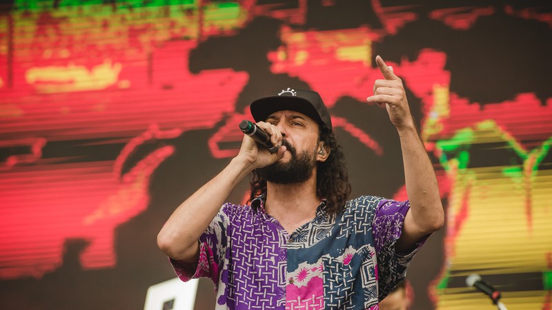 Gabriel, o Pensador no Lollapalooza 2019 (Foto: Camila Cara)