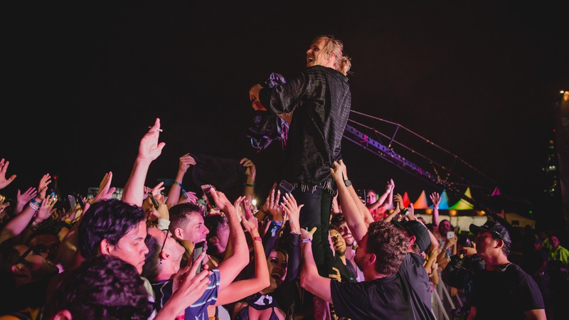 RUFUS DU SOL no Lollapalooza (Foto: Mila Maluhy)