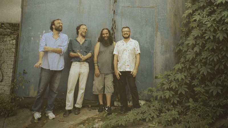 Banda Los Hermanos formada por Marcelo Camelo, Rodrigo Amarante, Rodrigo Barba e Bruno Medina (Foto: Caroline Bittencourt)