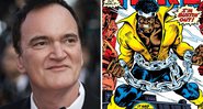 Quentin Tarantino (Foto: Vianney Le Caer/Invision AP) e Luke Cage (Reprodução/Marvel)