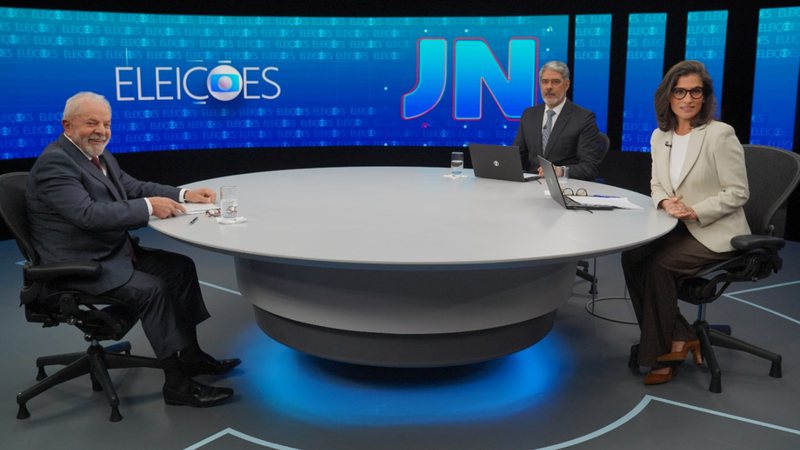 Ex-presidente Lula no Jornal Nacional (Foto: Divulgação/ Twitter)