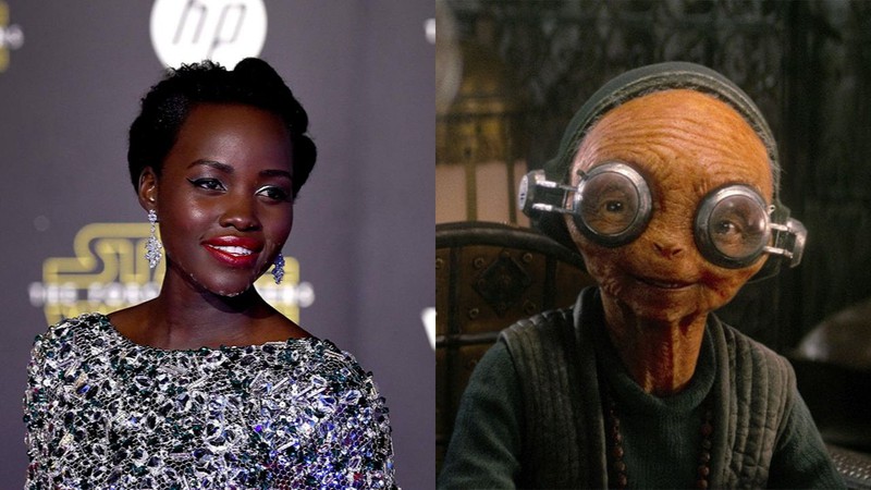 Lupita Nyong'o e Maz Kanata (foto: Reprodução Disney/ Lucasfilm)