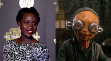 Lupita Nyong'o e Maz Kanata (foto: Reprodução Disney/ Lucasfilm)