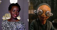 Lupita Nyong'o e Maz Kanata (foto: Reprodução Disney/ Lucasfilm)