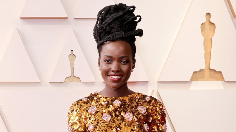 Lupita Nyong’o no Oscar de 2022 (Foto: Getty Images)