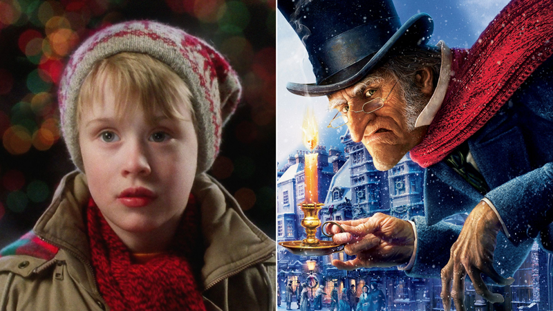 Macaulay Culkin em Esqueceram de Mim (Foto: Reprodução/Disney+) │Os Fantasmas de Scrooge (Foto: Reprodução/Disney+)