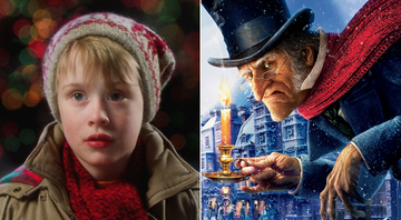 Macaulay Culkin em Esqueceram de Mim (Foto: Reprodução/Disney+) │Os Fantasmas de Scrooge (Foto: Reprodução/Disney+)