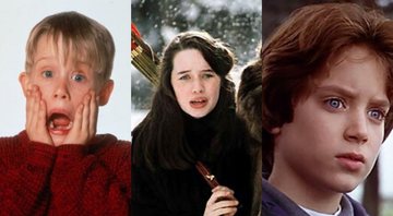 Macaulay Culkin, Anna Popplewell e Elijah Wood (Fotos: Reprodução)