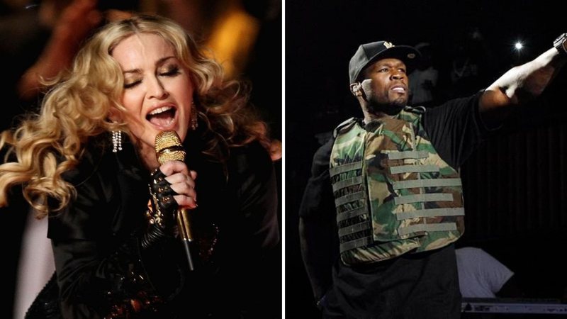 Madonna (Foto: Ezra Shaw/Getty Images) | 50 Cent (Foto: AP)