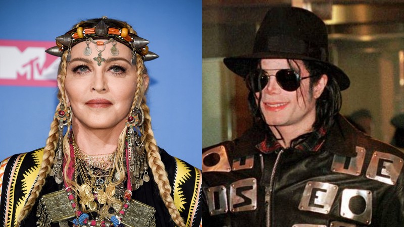 Madonna (Foto: Evan Agostini/Invision/AP) e Michael Jackson (Foto: AP)