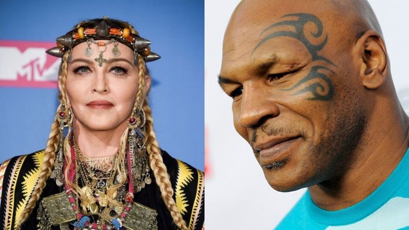 Mike Tyson (foto: Chris Pizzello/ AP) e Madonna (Foto: Evan Agostini/Invision/AP)