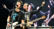 Mark Hoppus e Tom DeLonge (Foto: Simone Joyner/Correspondente)