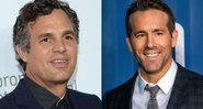 Mark Ruffalo (Foto: Evan Agostini / AP) e Ryan Reynolds (Foto: Charles Sykes/AP Images)