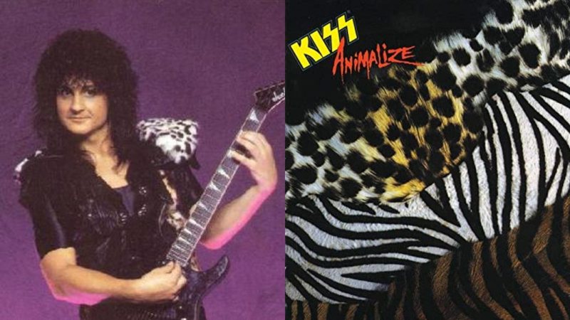 Mark St. John (Foto: Reprodução / Wikipédia) e Capa do disco Animalize (Foto: Divulgação)