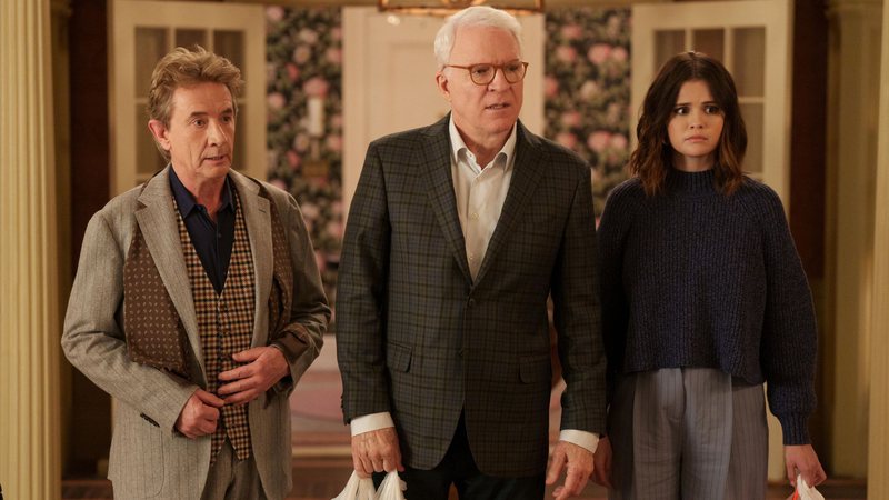 Martin Short, Steve Martin e Selena Gomez em Only Murders in the Building (Foto: Divulgação / Star+)