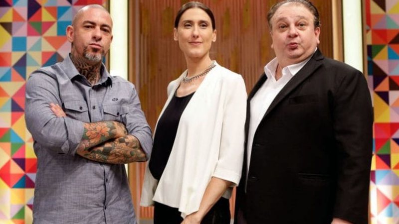 Henrique Fogaça, Paola Carosella e Erick Jacquin (Foto: Reprodução/Divulgação/Band)