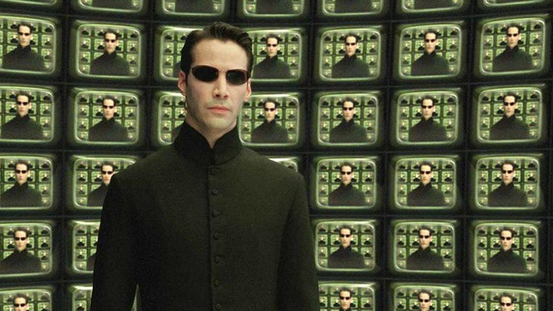 Keanu Reeves em Matrix (Foto: Reprodução)