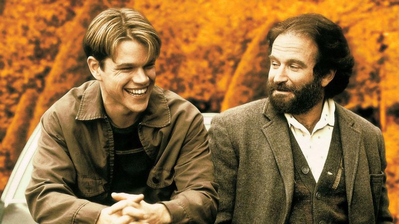 Matt Damon e Robin Williams em Gênio Indomável (Foto: Divulgação)