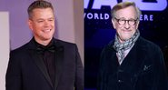 Matt Damon (Foto: John Phillips/Getty Images) e Steven Spielberg (Foto: Rich Fury / Getty Images)