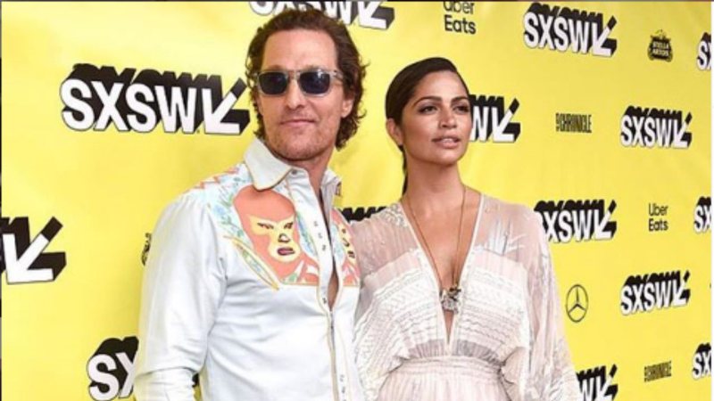 Matthew McConaughey e esposa Camila Alves (Foto: Reprodução/Instagram)