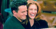 Matthew Perry e Julia Roberts em Friends (Foto: Reprodução / Warner)