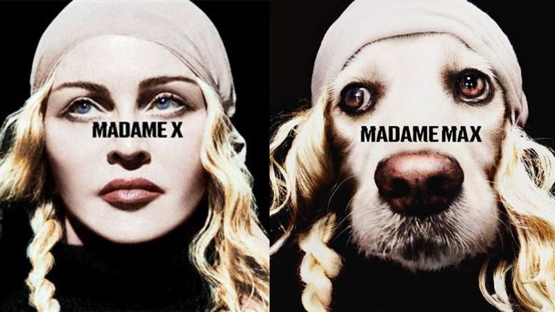 Madonna e Max (Foto 1: Divulgação | Foto 2: Reprodução/Instagram)