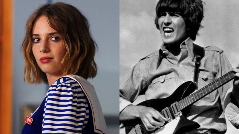 Maya Hawke em Stranger Things / George Harrison (foto: reprodução/ Netflix/ AP)