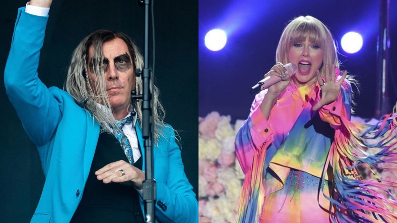 Maynard James Keenan e Taylor Swift. (Foto: Daniel Karmann / Picture Alliance / dpa / Chris Pizzello / AP)