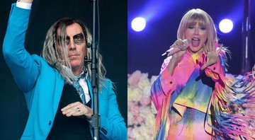 Maynard James Keenan e Taylor Swift. (Foto: Daniel Karmann / Picture Alliance / dpa / Chris Pizzello / AP)