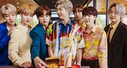 BTS no Mc Donald's (Foto: Reprodução/Redes Sociais)