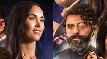 Megan Fox e Oscar Isaac no pôster de Big Gold Brick (Foto: Reprodução /Twitter)