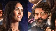 Megan Fox e Oscar Isaac no pôster de Big Gold Brick (Foto: Reprodução /Twitter)