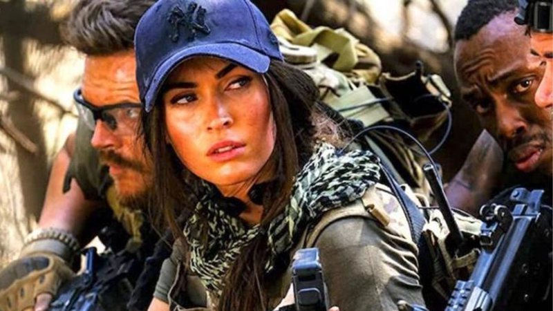 Megan Fox no trailer de Rogue (Foto: Divulgação)