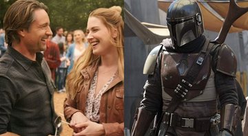 Martin Henderson como Jack e Alexandra Breckenridge como Mel em Virgin River (Foto: Reprodução) | The Mandalorian (Foto: Reprodução/Disney)