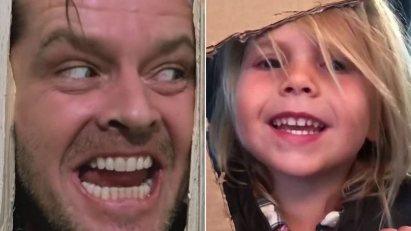 Menina de 4 anos recria The Shining (Foto: Reprodução / Instagram)