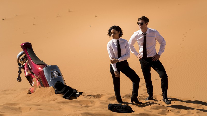 Tessa Thompson e Chris Hemsworth em MIB: Homens de Preto - Internacional (Foto: Divulgação / Sony Pictures)