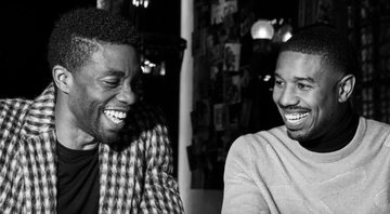 Michael B. Jordan e Chadwick Boseman (Foto: Reprodução/Instagram)