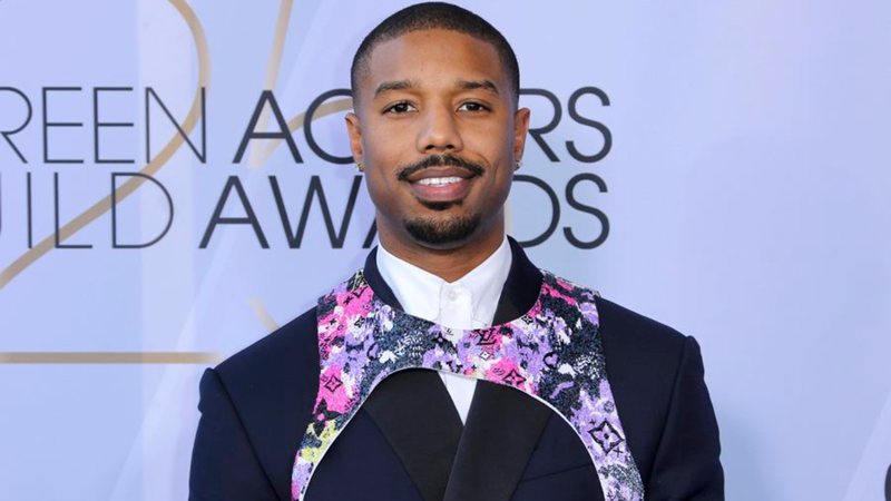 Michael B. Jordan no 25º SAG Awards, em Los Angeles (Foto: Willy Sanjuan/Invision/AP)