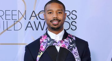 Michael B. Jordan no 25º SAG Awards, em Los Angeles (Foto: Willy Sanjuan/Invision/AP)