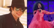 Michael Jackson e Diana Ross (Foto 1: AP Photo / Laurent Rebours/ Foto 2: Matt Sayles/Invision/AP)