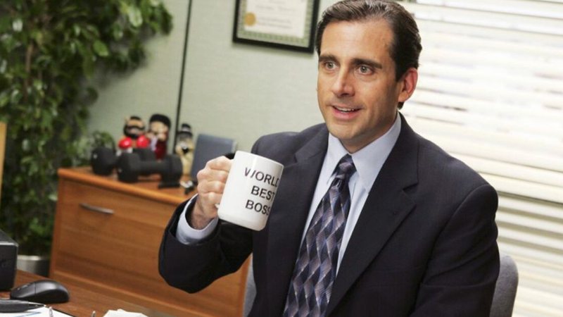 Steve Carell como Michael Scott em The Office (Foto: Reprodução/ Comedy Central)