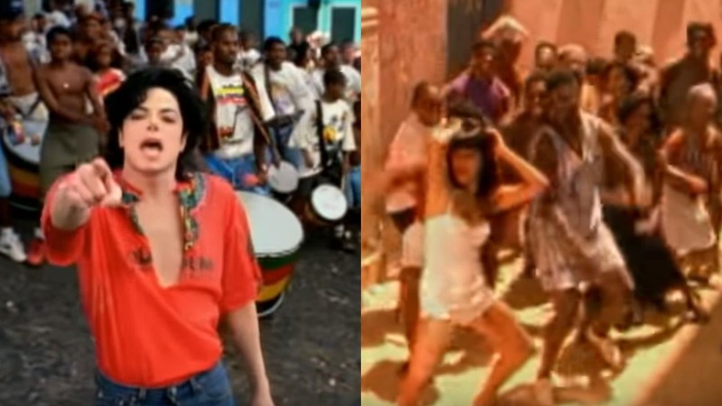 Michael Jackson e Mara Maravilha (Foto: Reprodução / YouTube)