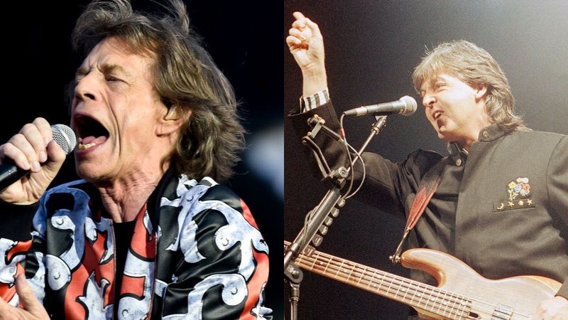 Montagem com Mick Jagger, dos Rolling Stones (Foto: Vit Simanek / AP Images) e Paul McCartney (Tim Sharp / AP)