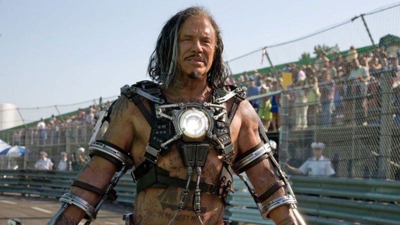 Mickey Rourke em Homem de Ferro 2 (Foto: reprodução)