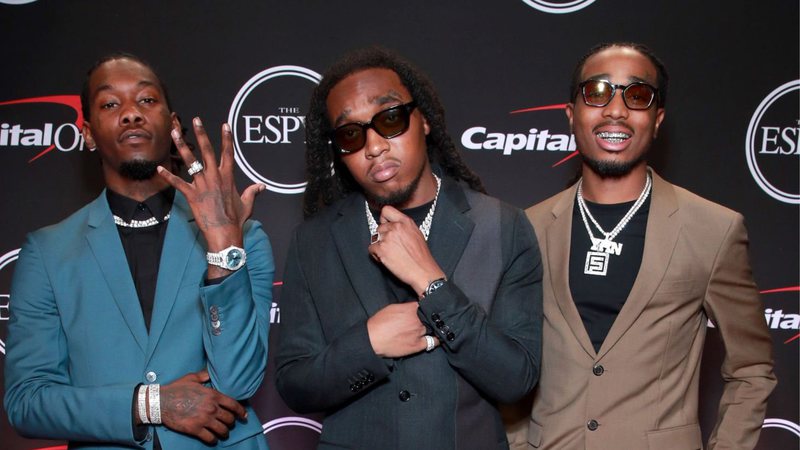 Takeoff, Quavo e Offset formavam o trio 'Migos' (Foto: Rich Fury / Getty Images)