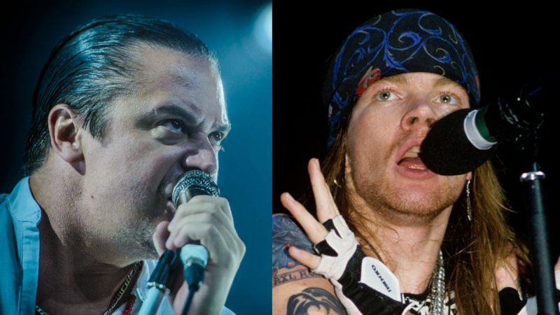 Mike Patton (Foto: Stephan Solon/Move Concerts)/ Axl Rose (Foto: Gene Ambo / MediaPunch /IPX)