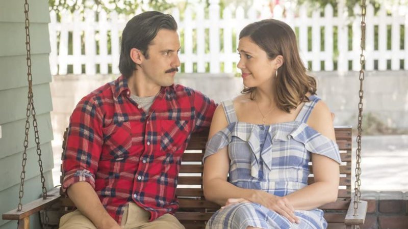 Milo Ventimiglia e Mandy Moore em This Is Us (Foto: Divulgação / NBC / Reprodução / IMDb)