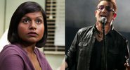 Mindy Kaling em The Office (Foto: Reprodução) | Bono, vocalista do U2, em Berlim (Foto: Wolfgang Kumm / AP)